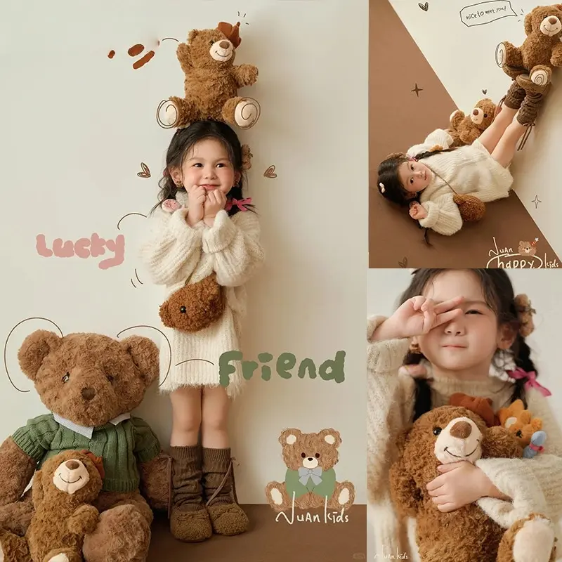 Girl Bear Theme Set 110cm - Newborn Photography Props - Image 3